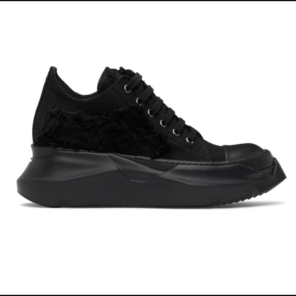 Rick Owens Drkshdw S/S 2021 Abstract Denim Tonal Distressed.
